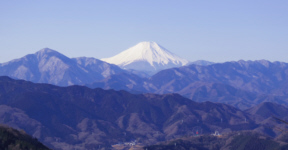 高尾山からの富士山