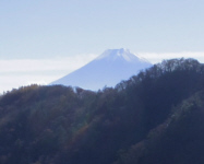 天下石への下り道からの富士山