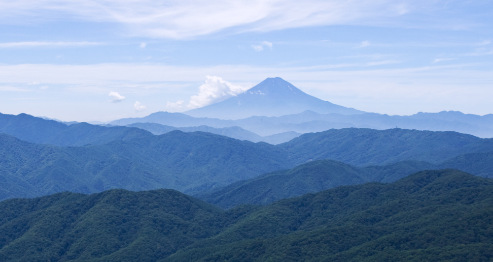 笠取山からの富士山