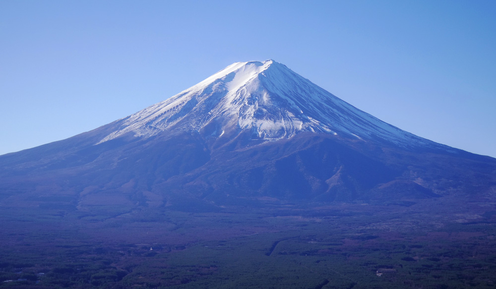 富士見台展望広場からの富士山