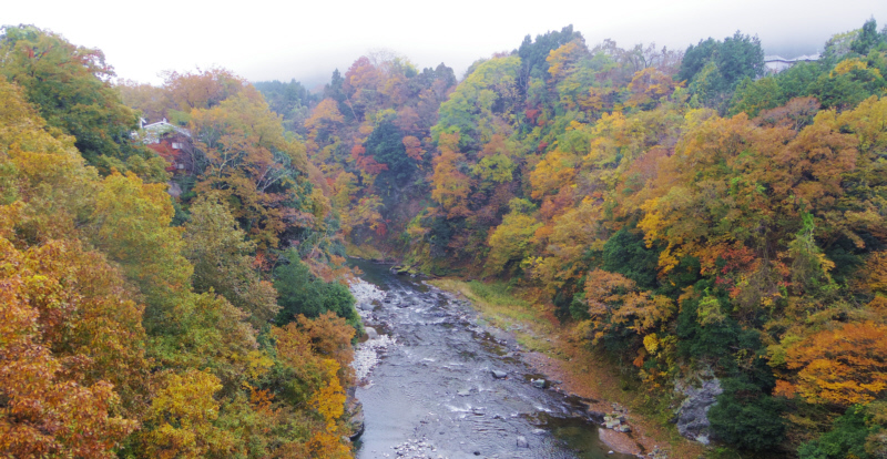 虹吹橋から桂川