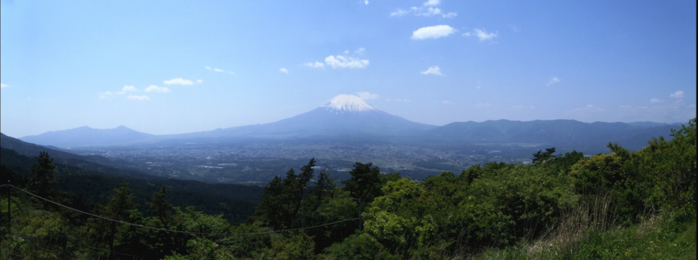 足柄城址富士山展望地からの富士山
