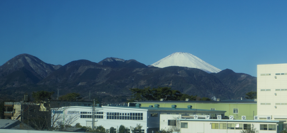 バスからの富士山