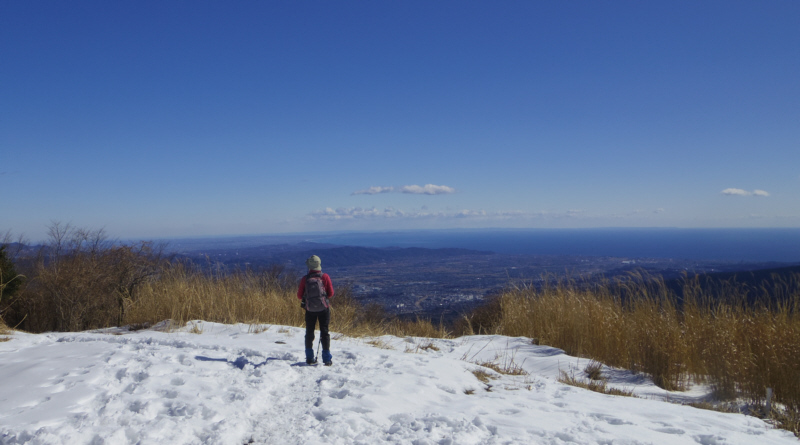 矢倉岳山頂からの相模湾