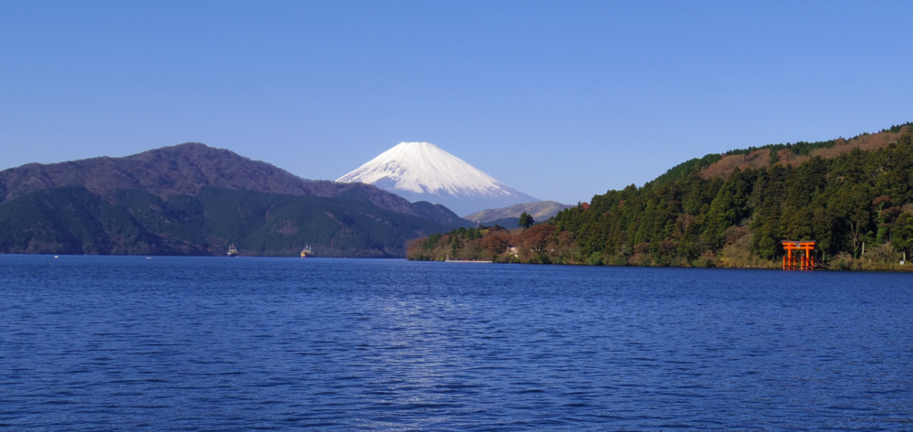 元箱根港からの富士山　その4