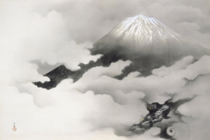 横山大観 「龍躍る」