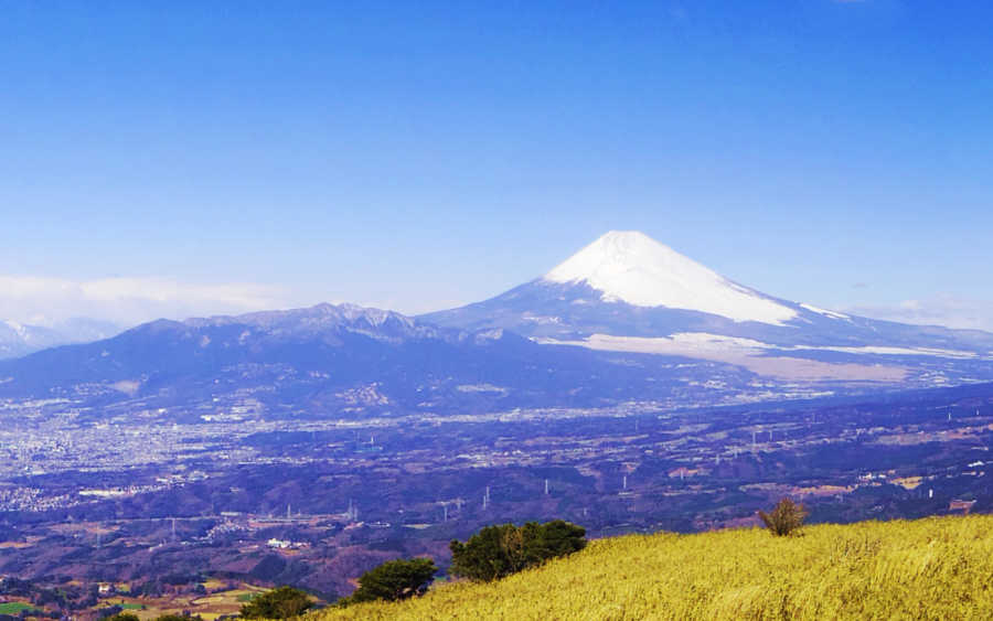 富士山と愛鷹連峰　壁紙用