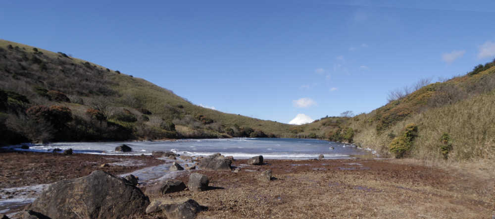 氷ヶ池からの富士山