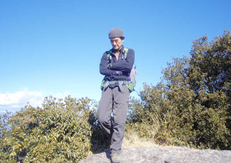 展望大岩からから下ります