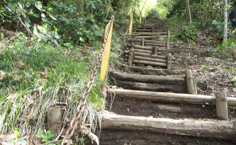 急坂の階段