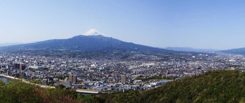 香貫山展望台からの富士山