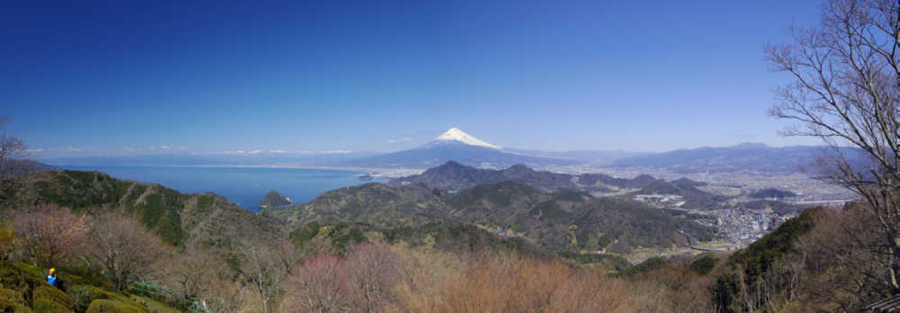 葛城山からの富士山がいる大展望　１