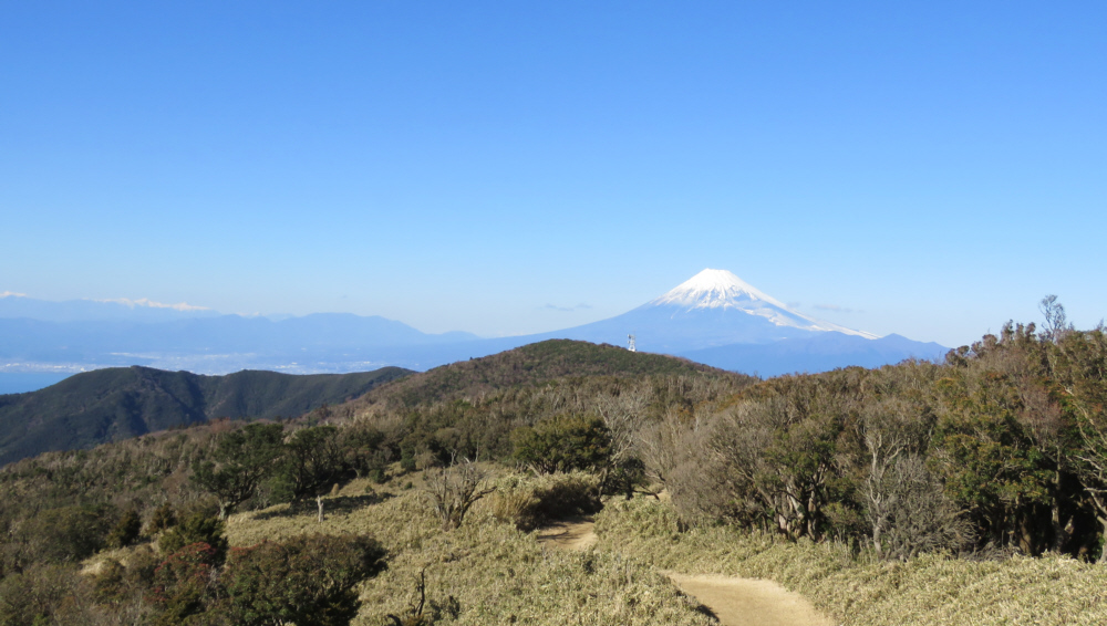 金冠山の上にいる富士山<