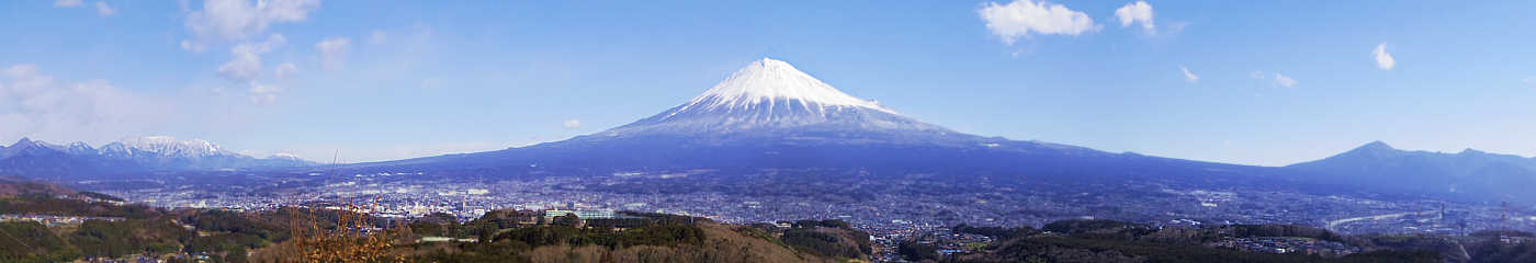 明星山からの富士山