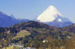 吾妻山からの富士山