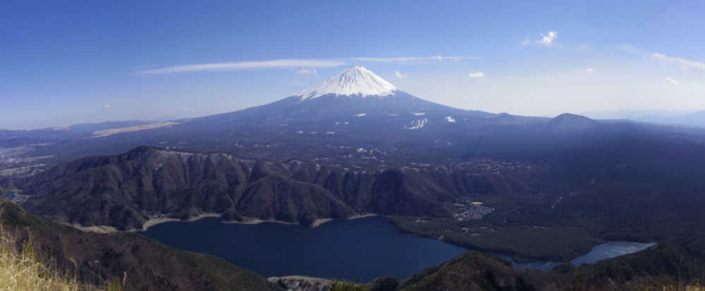 雪頭ヶ岳からの富士山