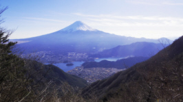スズラン峠からの逆さ富士